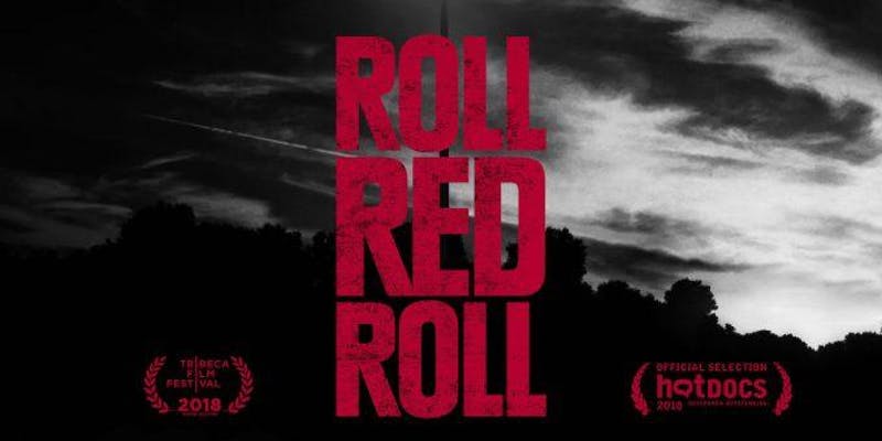 A flyer for the film Roll Red Roll