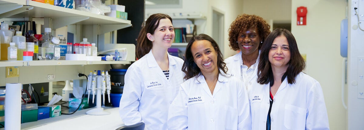 Features four women scientists at Lombardi Cancer Research