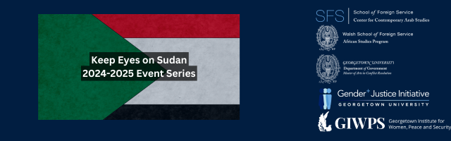 Image of the Sudanese flag on the left with the text, 